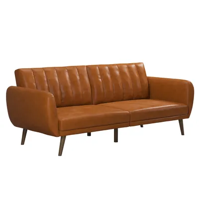Produktbild von Bret | Schlafsofa 3 Sitze in Kunstleder Camel