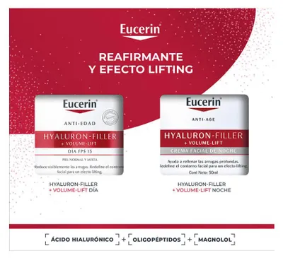 Immagine prodotto di Filler all'acido ialuronico + crema da giorno volumizzante Per pelli da normali a miste, set da 2 pezzi
