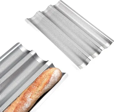 Obrázek produktu pro INF Plech na pečení bagety z nerezové oceli