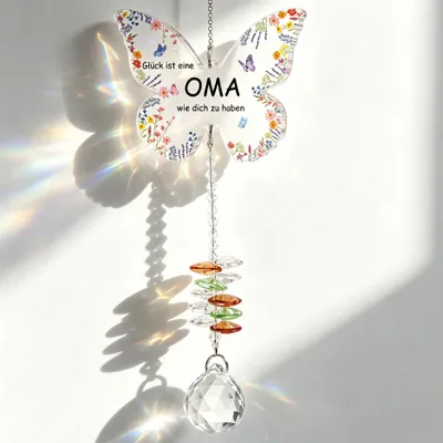 Kristall-Sonnenfänger, Geschenk für Oma, Muttertag, Valentinstag