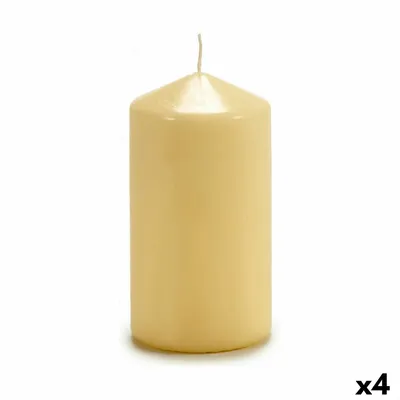Obrázek produktu pro Svíčka krémová 7 x 13 x 7 cm (4 kusy)