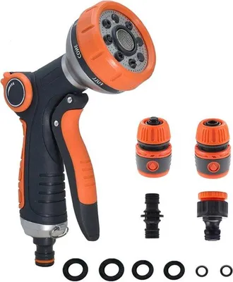Obrázek produktu pro Postřikovač rostlin s 8 funkcemi, tryskou, vodní pistolí a připojovací sadou