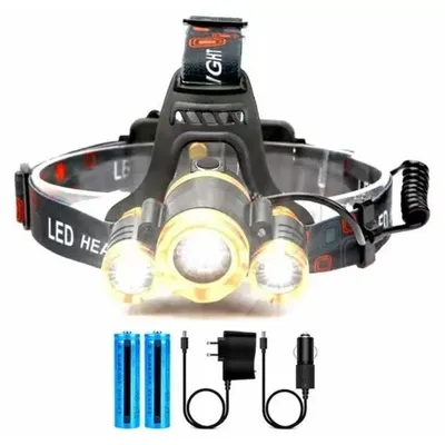 Obrázok produktu pre Pronett XSM1766 Čelovka LED ZOOM 3 x LED T6 CREE