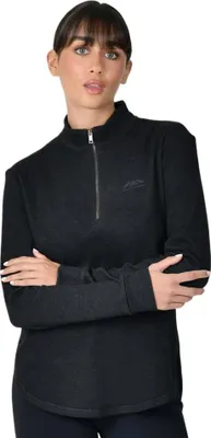 Produktbild von Weatherbeeta - "London" Base Layer Oberteil für Damen, Reiten, Langärmlig WB2327 (38 DE) (Schwarz Mergel)