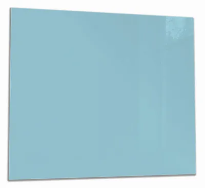 Produktbild von Wallario Herdabdeckplatte aus Glas, Größe 60 x 52 cm 1-teilig, Motiv Pastellblau