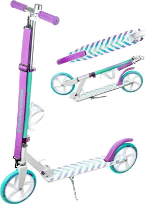 Produktbild von Roller Cityroller Raven Pastelle 200mm mit Glocke und Getränkehalter