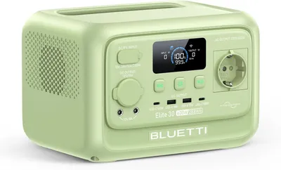 Image de Station d'alimentation portable BLUETTI Elite 30 V2, 288 Wh / sortie CA 600 W, recharge de 0 à 100 % en 70 minutes, générateur solaire pour le camping, les coupures de courant et les camping-cars