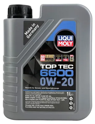 Produktbild von LIQUI MOLY Top Tec 6600 für 0W-20 1 Liter Motoröl Motorenöl Longlife-17 FE+ STJLR.03.5006 229.71 229.72 OV0401547-A20 MS-12145 9.55535-GSX Öl