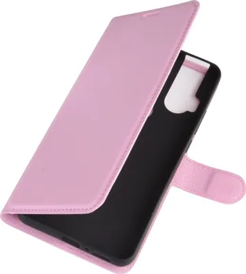 Produktbild von Mobigear Classic  Motorola One Hyper Hülle Klapphülle Geldbörse - Pink
