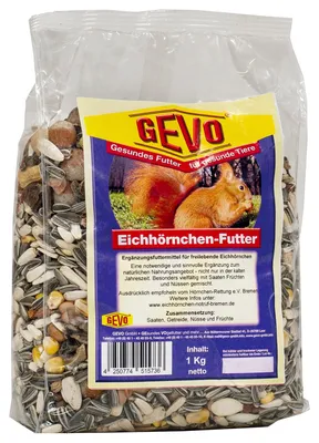 Produktbild von GEVO® Eichhörnchen-Futter - 1 kg