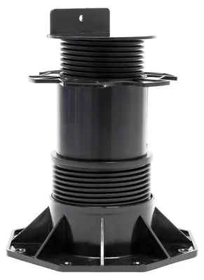 Obrázok produktu pre Sada 80 podstávkových prvkov – nastaviteľné od 140 do 210 mm – nosnosť 2700 kg – čierny polypropylén