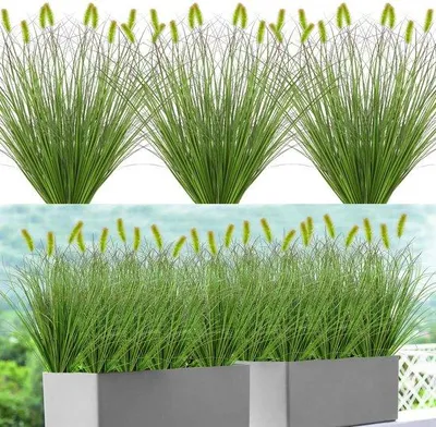 Obrázek produktu pro Umělá tráva, výška 55 cm, odolná proti povětrnostním vlivům a UV záření, na balkon, do domu, do zahrady