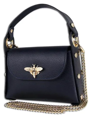 Image de Sac en cuir Toscanto Sac à bandoulière bleu foncé OTT817UB