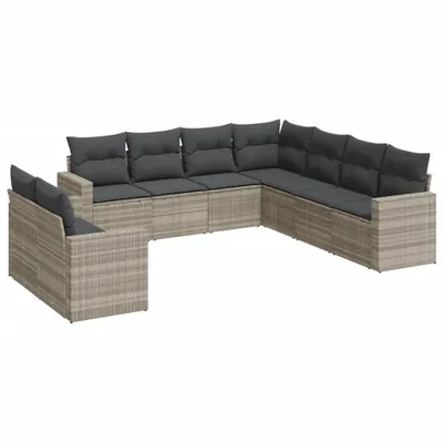 Zdjęcie produktu dla VidaXL 3251489, Ciemny Szary, Rotang, Stal, 110 kg, Dorośli i dzieci, 655 mm, 620 mm