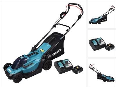 Produktbild von Makita DLM 330 RG Akku Rasenmäher 18 V 33 cm 30 l + 1x Akku 6,0 Ah + Ladegerät