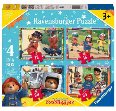 Produktbild von 4 in 1 Puzzle Box | Paddington Bär | Ravensburger | Kinder Puzzle