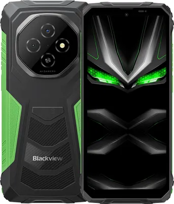 Blackview FORT 1 Outdoor Smartphone 6GB+256GB Grün, Android 15, 6,56" HD+ IPS, 10000mAh Akku