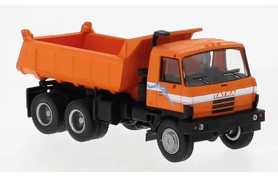 Obrázok produktu pre Model nákladného vozidla Tatra 815, nákladná nálož, farba: oranžová/čierna, rok výroby: 1984.