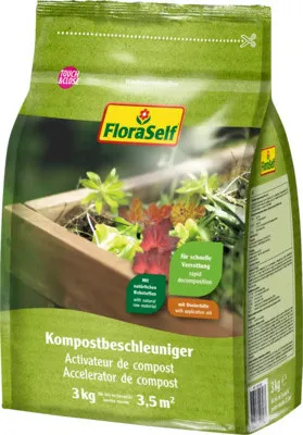 Produktbild von Kompostbeschleuniger FloraSelf 3 kg / 3,5 m²