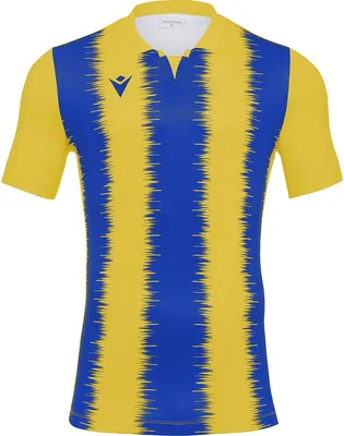 Immagine prodotto di Maglia da uomo Macron Miram a maniche corte - Blu royal / Giallo | Taglia: M