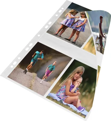 Produktbild von Fotohüllen 9x13 cm Fotosichthüllen weiß hoch