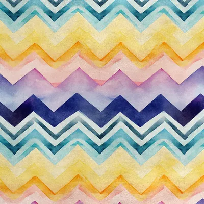 Produktbild von Royal Samt Stoff Polyester Zum Nähen - Motiv Zickzack - RDX2390