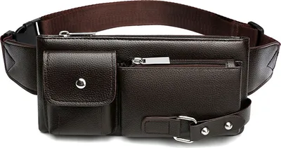 Produktbild von INF Vielseitige Hüfttasche / Schultertasche Braun