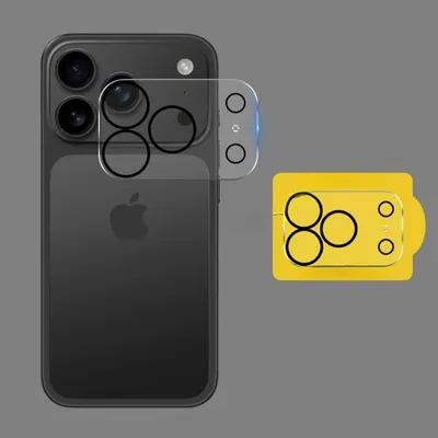 Produktbild von INF iPhone 17 Pro Kameralinsenschutz aus Glas, Klar, 2 Stück