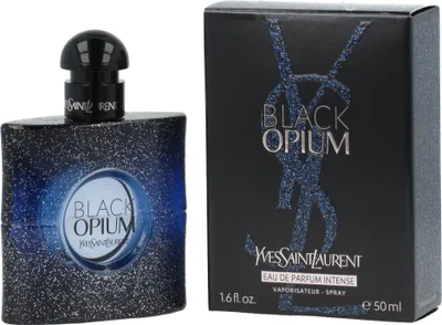 Produktbild von Yves Saint Laurent Black Opium Intense, Frauen, 50 ml, Nicht nachfüllbare Flasche, Absinth, Anis, Boysenbeere, Wermut, Jasmin, Orangenblüte, Kaffee, Lakritze, Sandelholz, Vanille