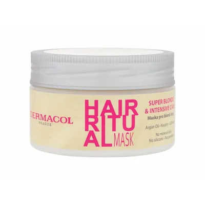 Imagen del producto de Mascarilla iluminadora para cabello rubio, Hair Ritual (Super Blonde & Intensive Care Mask), 200 ml