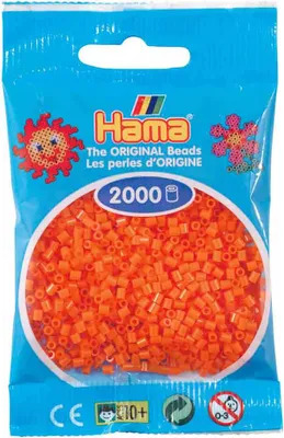 Produktbild von HAMA 501-04 Mini Perlen im Beutel - Orange