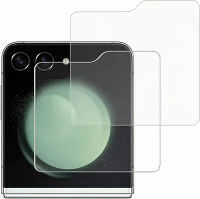 Immagine prodotto di Accezz Proteggi schermo in vetro temperato, confezione da 2 pezzi Samsung Galaxy Z Flip 5 / 6 / 7 FE