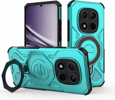 Produktbild von MagSafe Hülle für Xiaomi Redmi Note 15 Pro 5G Magnetring 360 Ringhalter Hellblau