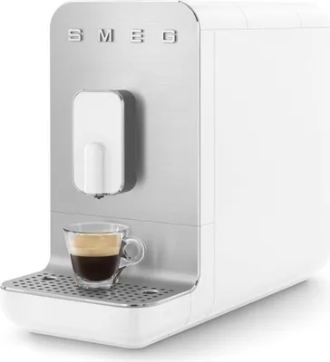Produktbild von SMEG BCC01WHMEU - Espressomaschine - 1,4 l - Gemahlener Kaffee - 1350 W - Grau - Weiß