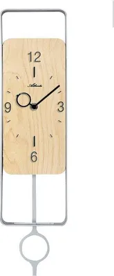 Produktbild von Atlanta 5019/30 Wanduhr Quarz mit Pendel Holz Erle Optik Pendeluhr modern