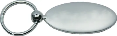 Produktbild von Schlüsselanhänger "oval" / aus stabilem Messing