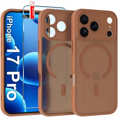 Obrázek produktu pro Matné magnetické pouzdro pro iPhone 17 Pro | Kompatibilní s MagSafe, odolné + sklo