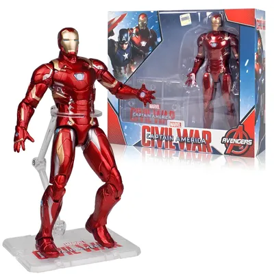 Produktbild von Marvel's Iron Man, Avengers, Civil War figurine. 17 cm. Auf Ständer