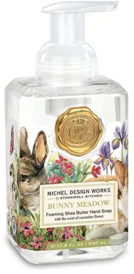 Produktbild von Michel Design Works Schäumende Hand Seife Bunny Meadow FOA382 530ml mit Shea-Butter und Aloe-Vera 17.8-fluid Unze