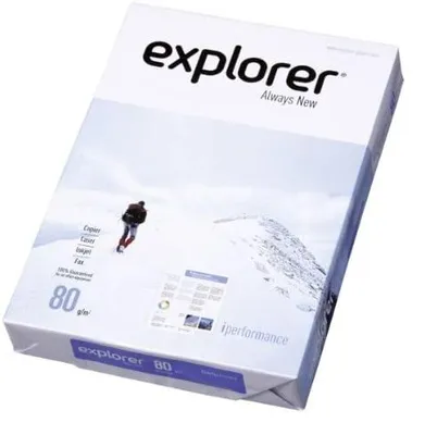 Produktbild von Explorer Premium Kopierpapier 80g/m² DIN A3 - 500 Blatt weiß