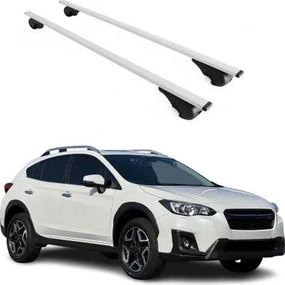 Immagine prodotto di Barre portatutto trasversali per Subaru XV 2017-2024, colore argento