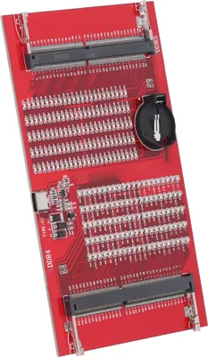 Zdjęcie produktu dla Karta testera pamięci RAM DDR4 DDR5 2 w 1 gnieździe Analizator diagnostyczny do laptopa z czerwonym światłem LED