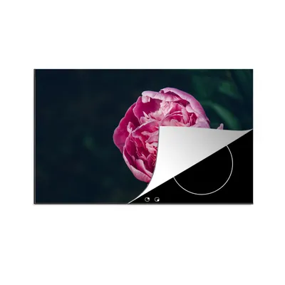 Produktbild von KitchenYeah© Herdabdeckplatte Blumen - Rosa - Rosen , 89x51cm, Küche Deko, Glaskeramikkochfeld Herdabdeckung, Abdeckplatte fùr Kochfeld