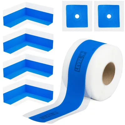 Produktbild von DichtSet Bandset LEVEL+ Dichtband Dichtecken Wandmanschetten Dusche Bad SET B11