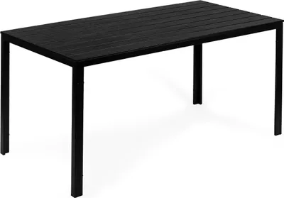 Obrázek produktu pro Cateringový zahradní stůl 156 x 78 cm Černý