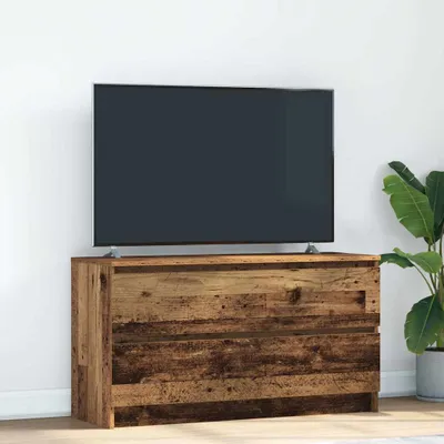 Immagine prodotto di Maison Exclusive - Mobile TV effetto legno antico 100x35x54 cm Materiale ligneo