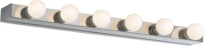 Produktbild von Modern Prive' Wandleuchte Metall Chrom 6 Lichter E14