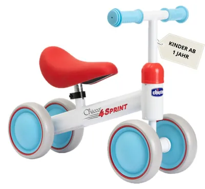 Produktbild von Chicco Kinder Laufrad ab 1-3 Jahre, Pedalfreies Balance-Fahrrad für Kinder,Spiel