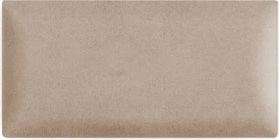 Obrázek produktu pro Nástěnné panely 3D 30 x 60 cm čalouněné - pro velmi snadnou montáž, z velurové tkaniny, s měkkou výplní, barva béžová