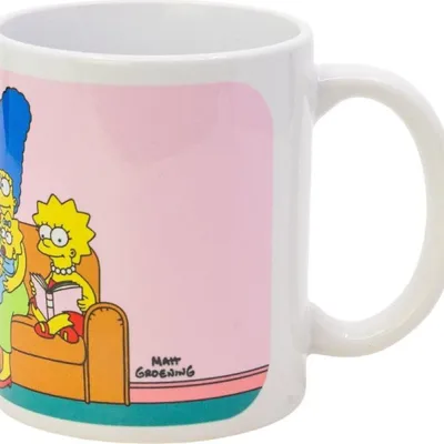 Obrázok produktu pre Keramická hrnček STOR, objem 325 ml, motív: Simpsonovci - Rodina